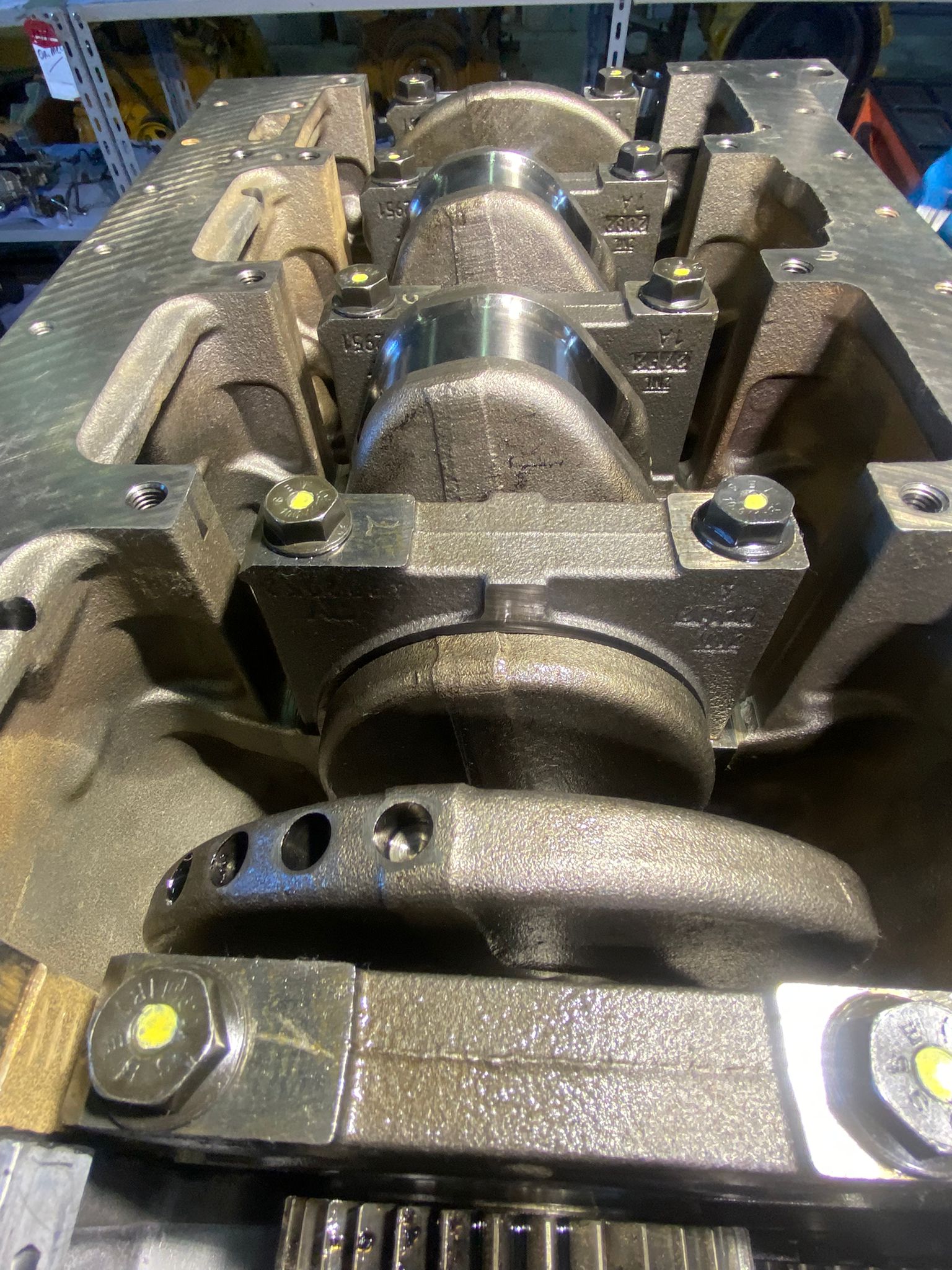 motore albero motore cuscinetti banco dettaglio